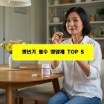갱년기 필수 영양제 TOP 5