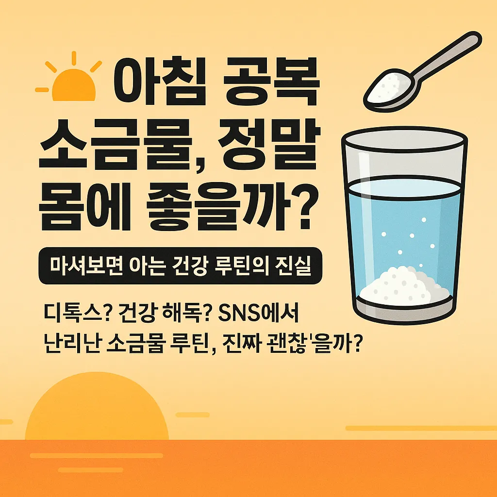 공복소금물