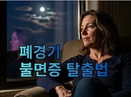 폐경기 불면증 탈출
