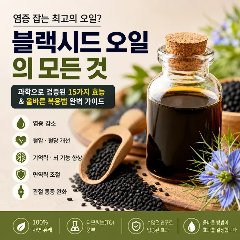 염증잡는 블랙시드오일