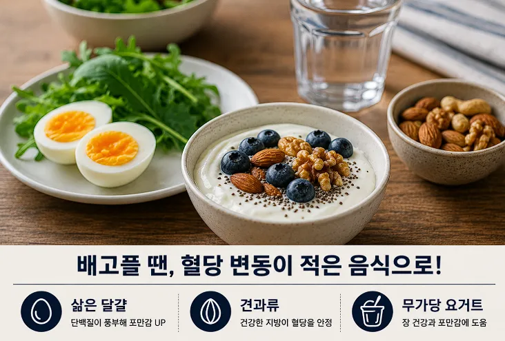 낮은 혈당에 좋은 음식