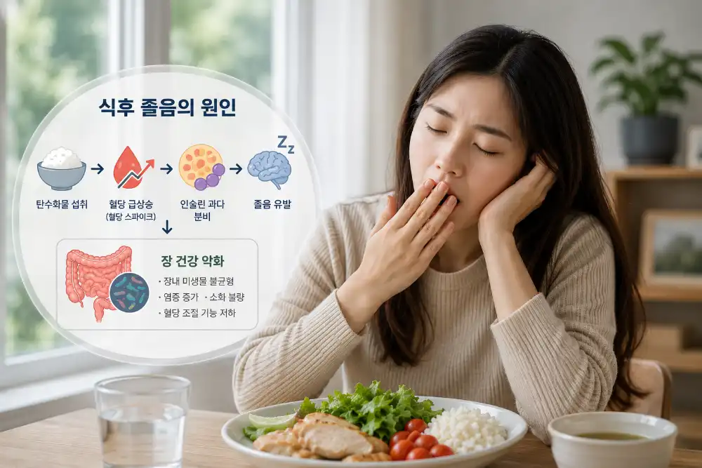 식후 졸음 원인