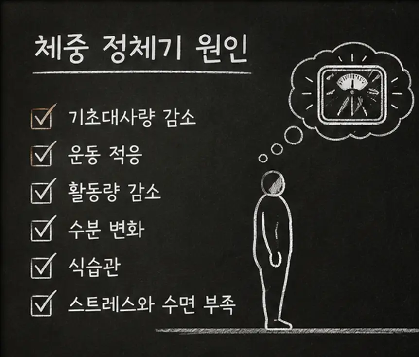 체중 정체기 원인