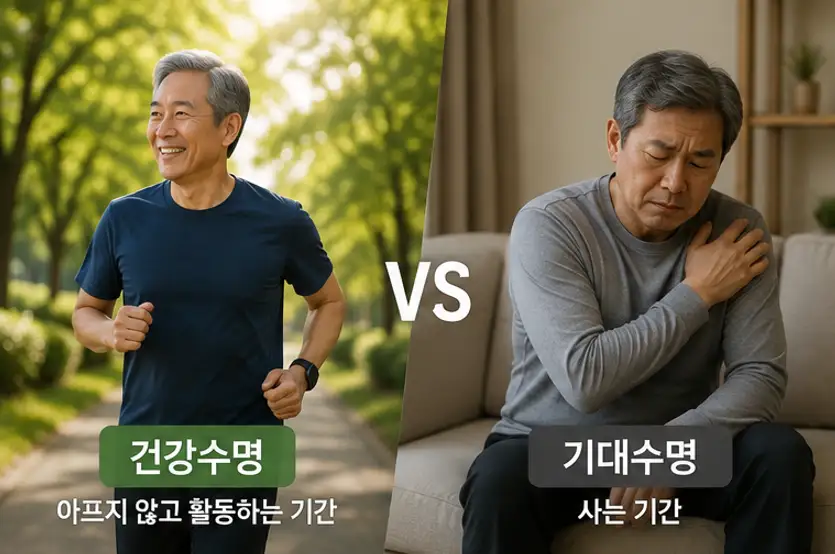 건강수명-기대수명-차이