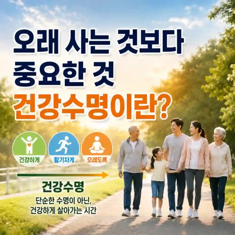 건강수명-뜻