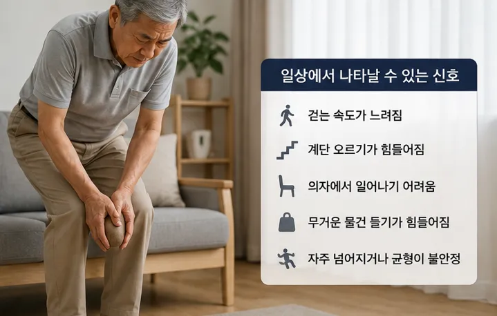 근감소증-증상