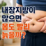 내장지방-건강수명