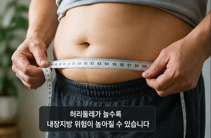 내장지방-허리둘레-측정