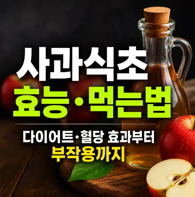 사과식초 효능