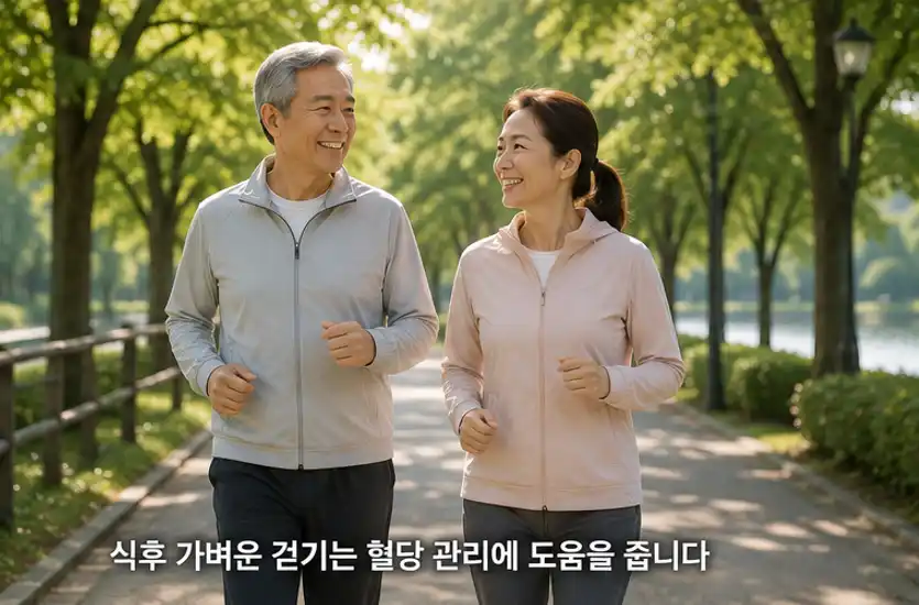 혈당정상수치-식후걷기
