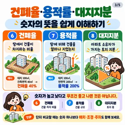 건폐율 용적률 대지지분 이해하기