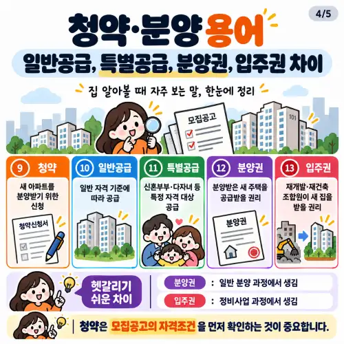 청약 분양 용어